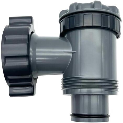 Applicable Vanne de entrée/Sortie pour Compatible avec Coleman, Intex, Bestway, Pompe de Filtre de Piscine Hors Sol, pièces de Rechange de Pompe de Piscine, pour Tuyau de 1-1/2 Pouces (Lot de 1, B) (1/5)