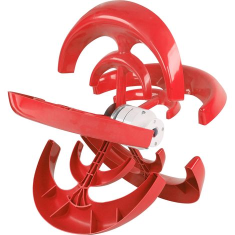 Kit éolienne extérieure 400 W à 5 pales avec contrôleur, rouge 48 V (1/5)