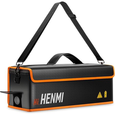 Ebike Akku Tasche 1000 °C Feuerfest Metallschnalle 41 x 13 x 12 cm M (1/5)