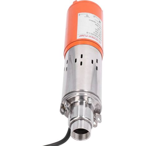 12-V-Hochdruck-Tauchschrauben-Solarpumpe für Tiefbrunnen, Fördermenge 1,5 m³/h, Förderhöhe 30 m, Modell 3SYDC12/S1.5-30