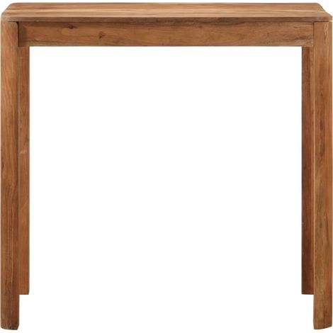 Maison Exclusive - Tavolo da Bar in Legno Acacia con Finitura Ambra 110x55x106 cm