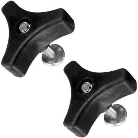 Pièces de rechange pour tondeuse à gazon 554.85cm 2 pièces triangle universel en plastique et boulons tondeuse à gazon pièces de rechange étanches