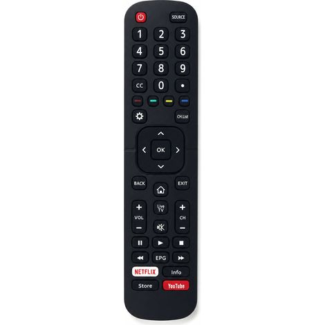 Télécommande de Remplacement Compatible avec TV Hisense EN2BC27 (1/5)