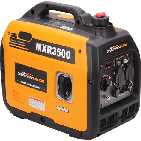 Generatore inverter, potenza massima 3300W, potenza continua 3000W, dimensioni 48 x 29 x 44 cm, capacità serbatoio carburante 4 L, livello di rumorosità 58 dB (1/5)