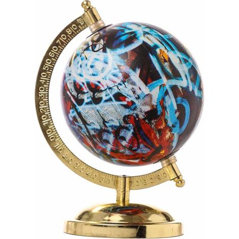 ARPIMEX Mappamondo D 12 Cm H 20,5 Cm Multicolor