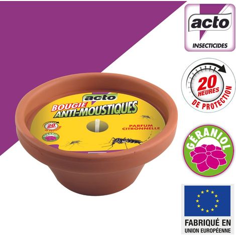 Candela antizanzare alla citronella per esterni ACTO