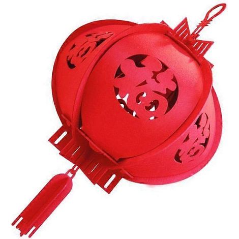 Lanternes chinoises porte-bonheur traditionnelles pour décoration festive