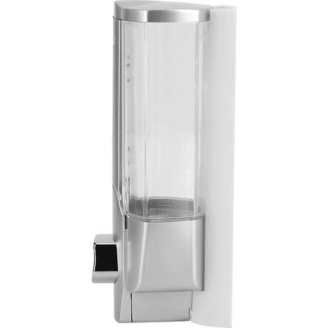 350 ml Wandmontierter, manuell bedienbarer Seifen-/Shampoo-Spender für Bad und Küche (1/5)