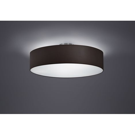 Plafoniera da Interno  E27 in Metallo Nickel Opaco