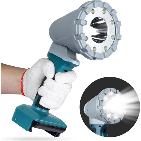 Lampe de travail verticale à LED pour outils électriques, éclairage sur batterie au lithium, compatible avec Makita Miwochi (1/5)