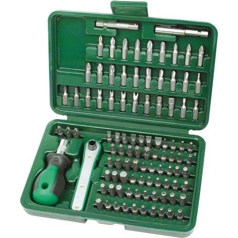 MANNESMANN - M29899 - JUEGO DE PUNTAS DE DESTORNILLADOR DE SEGURIDAD, 99 PIEZAS + M29891 - JUEGO DE PUNTAS DE 38 PIEZAS