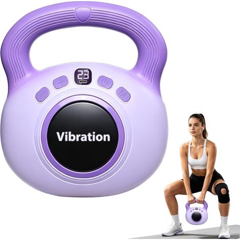 Kettlebell Vibrant électrique 1,4 kg, Fitness Maison Femme, 35 Niveaux (1/5)
