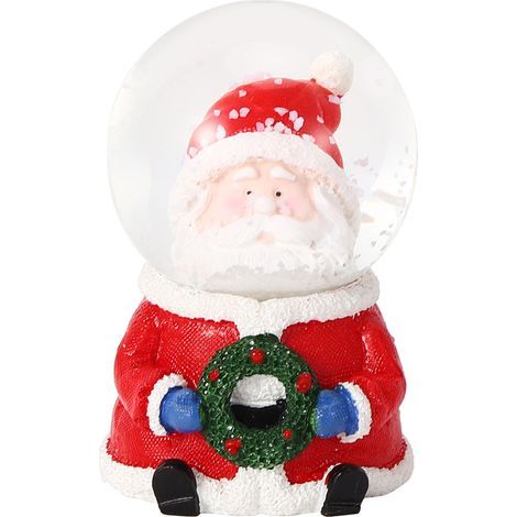 Boule de de Noël, Lumière LED Intégrée, 1 Pile Bouton Lr1130, Un Excellent Cadeau pour la Famille et Les Amis. (1/5)
