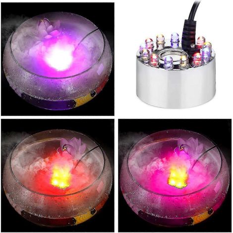 Brumisateur ultrasonique à 12 LED pour fontaine et bassin (neuf) (1/5)