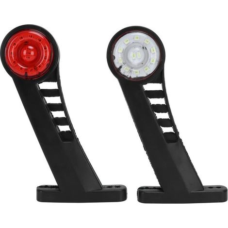 2 Pièces Feux de Position Latéraux Camion 24V Remorque Voiture Feux Signalisation LED Feux Arrière Super Lumineux Feux d'Avertissement de Camion Voyants Lumineux,de DEBUNS (1/5)