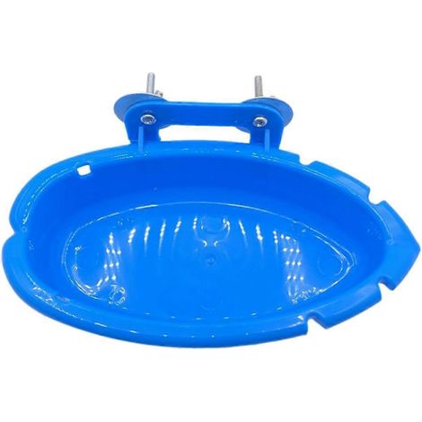 Vogelbadewanne, Badender Wellensittich, Käfig, Vogelbadewanne, Futternapf