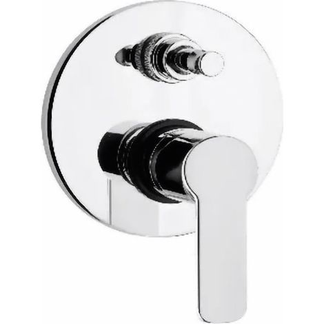 Grifo Mezclador Empotrado Para Ducha Con Desviador Nora