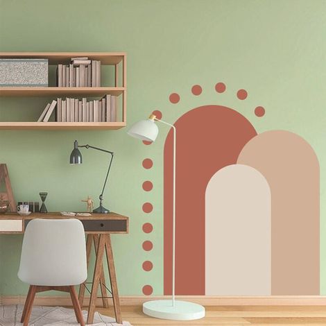 Un lot de Stickers Muraux Autocollants Muraux Arche Boho Décoration Murale (1/3)