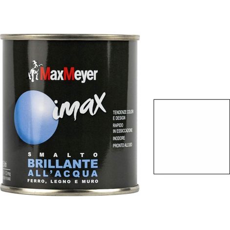 MAX MEYER - IMAX SMALTO ALL' ACQUA BRILLANTE 500ML BIANCO METROPOLITANO
