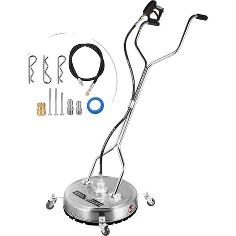 Idropulitrice ad alta pressione, 45,7 cm (18 pollici), 4000 PSI, ingresso femmina QC da 3/8", 10,5 GPM, tre ugelli da 1,75 mm. (1/5)