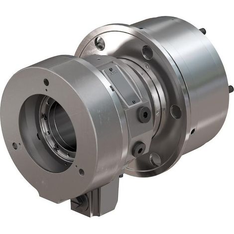 Röhm Forto-HT 46/103 - Cilindro de sujeción accionado hidráulicamente con orificio de paso Asiento de centrado cilíndrico - ZA 130 hasta 45 bar - 443414 (1/3)