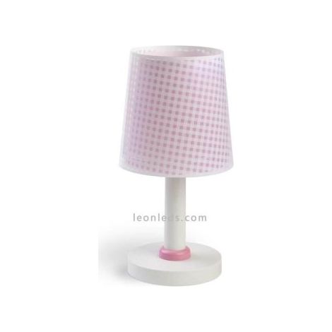 Dalber Lámpara sobremesa infantil Rosa Vichy (1/3)
