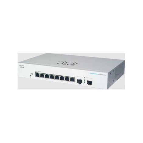 Cisco CBS220-8T-E-2G Gestito L2 Gigabit Ethernet (10/100/1000) 1U Bianco