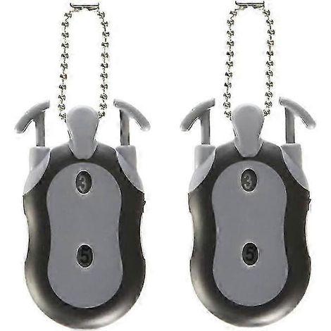 Compteur de score de golf, compteur de coups de golf 2 en 1, compteur à double cadran portable pour compter et marquer les points au golf (gris) (2 pièces)
