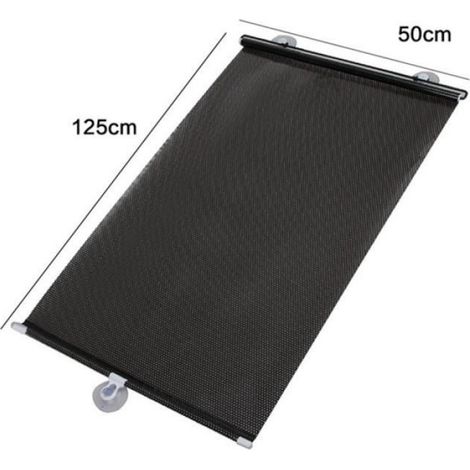 Pare-soleil rétractable pour pare-brise avant de voiture, rideau de Protection UV pour camion SUV 40CM-50CM- 58x125cm (1/4)