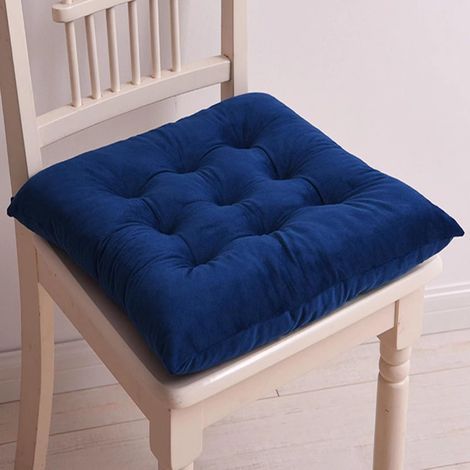 Galette De Chaise 40x40, Coussin Chaise avec Sangles, Velours Cristal Coussins(4pcs) (1/5)