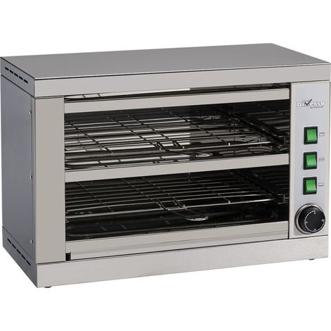 Toaster- salamandre 2 étages avec minuterie - Diverso