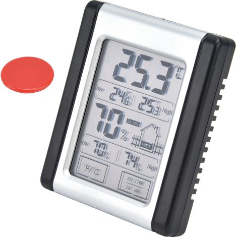Thermomètre Hygromètre Numérique Haute Précision Écran Tactile Mesure Température Humidité (1/5)