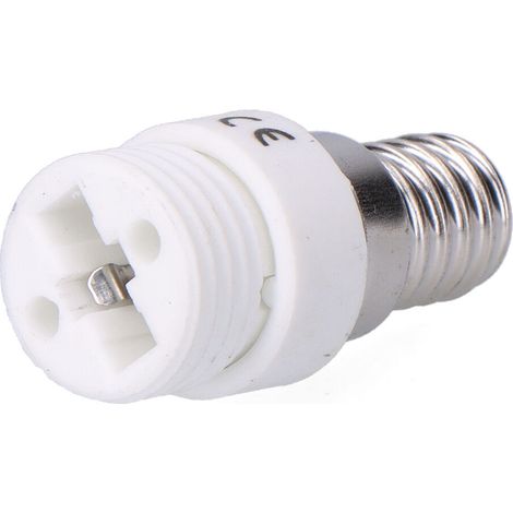 Convertidor de e14 a g9, 2 a 230 v, blanco, ø20 x 45 mm (retractilado)