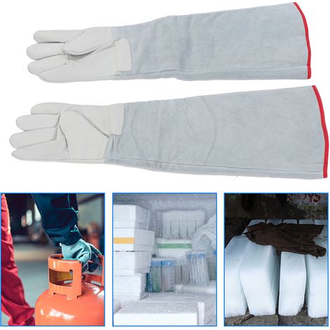 Dicke, frostbeständige Handschuhe für LNG-Tankstellen, beständig gegen Frost und Kälte, flüssiges Ammoniak und flüssigen Stickstoff, beständig gegen verflüssigtes Erdgas und Trockeneis, Handschuhe, di (1/5)