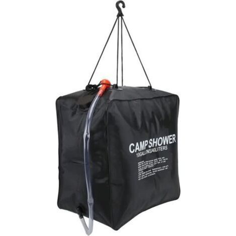 Sac De Douche Solaire - 40L Capacité - Chauffage Énergie Solaire - Camping Randonnée Plage - 1 Pièce (1/5)