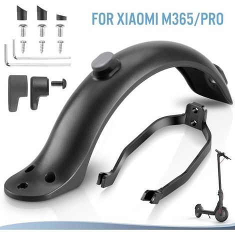 Garde Boue Arrière pour Trottinette Electrique Xiaomi M365-M365 Pro avec Support, Accessoire de Remplacement avec Vis et Capuchons (1/4)