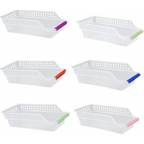Boîte de rangement pour réfrigérateur – Lot de 6 boîtes empilables en PP durable, idéales pour fruits et légumes (1/4)