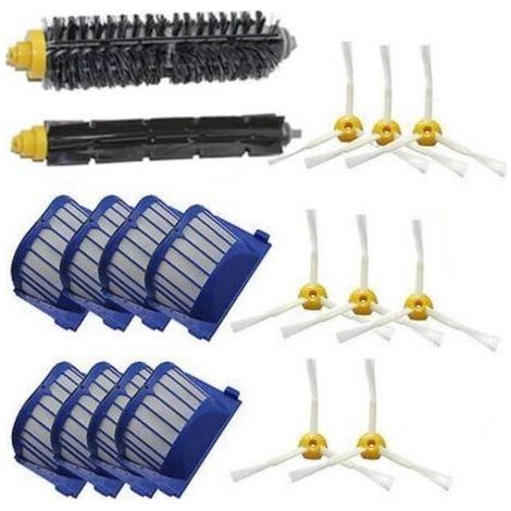 Kit de 18 filtres et brosses latérales pour aspirateurs iRobot Roomba série 600 (modèles 529 à 650) (1/5)