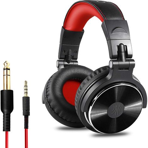 Casque filaire moniteur de studio et mixage dj stéréo casque (1/3)