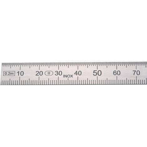 HELIOS PREISSER Stahlmaßstab L.1.000mm STA biegsam Teilung B =mm/1/2mm - 460229 (1/5)