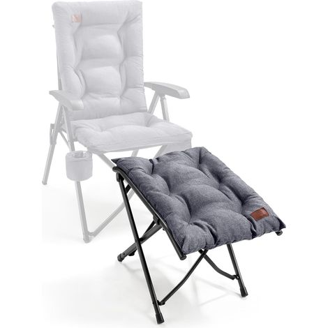 Repose-pieds de camping pliable ergonomique,avec coussin (1/5)