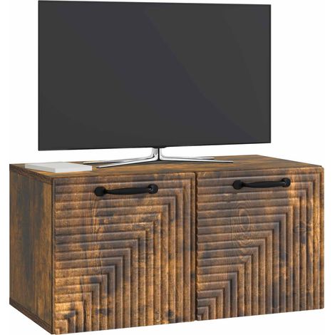 Maison Exclusive - Wandmontierter TV-Schrank Geräucherte Eiche 59