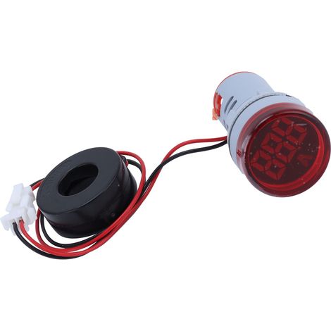 Ampèremètre numérique universel avec voyant lumineux, 220 V CA, AD16-22DSARed (1/5)