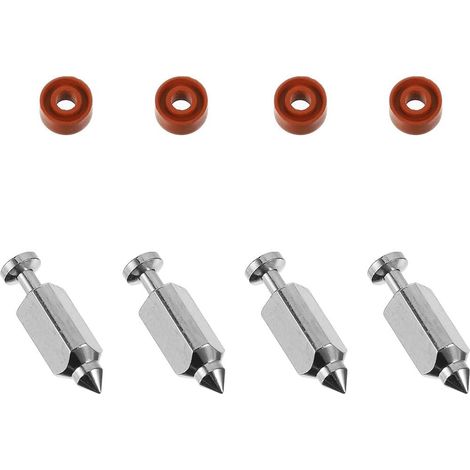 Schwimmerventil-Set aus Stahl für Rasenmäher, 1 Set, kompatibel mit Rasenmähermotoren, robustes Vergaserzubehör