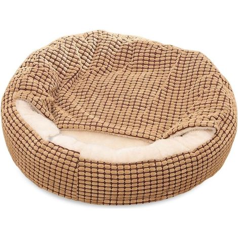 Panier Chien Moyen Taille, Lit pour Chien Round, Lavable Panier , Diamètre 60cm
