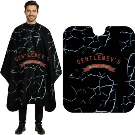 Capa de barbero para una peluquería grande. (1/5)
