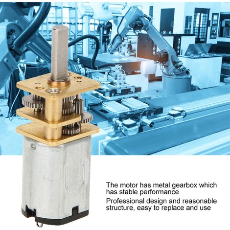 GA12-N20 Gleichstrommotor 3V 15-1000RPM mit Metallgetriebe - Hohe Qualität (1/5)