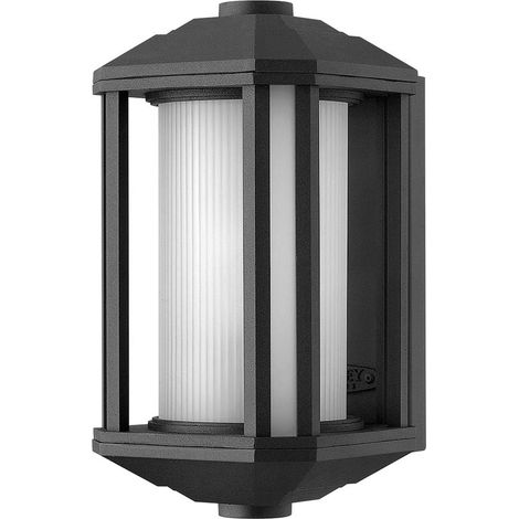 Castelle Hinkley Outdoor 1 Licht Kleine Wandlaterne Schwarz IP44 (1/5)