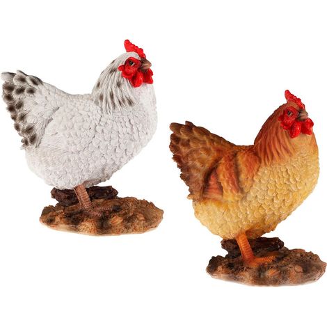 GALLINA RESINA 17x10x19 CM