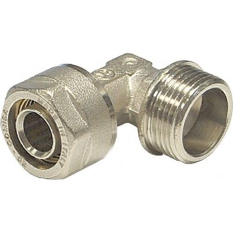 Raccordo a gomito M Diametro 1/2" x 20 (1/3)